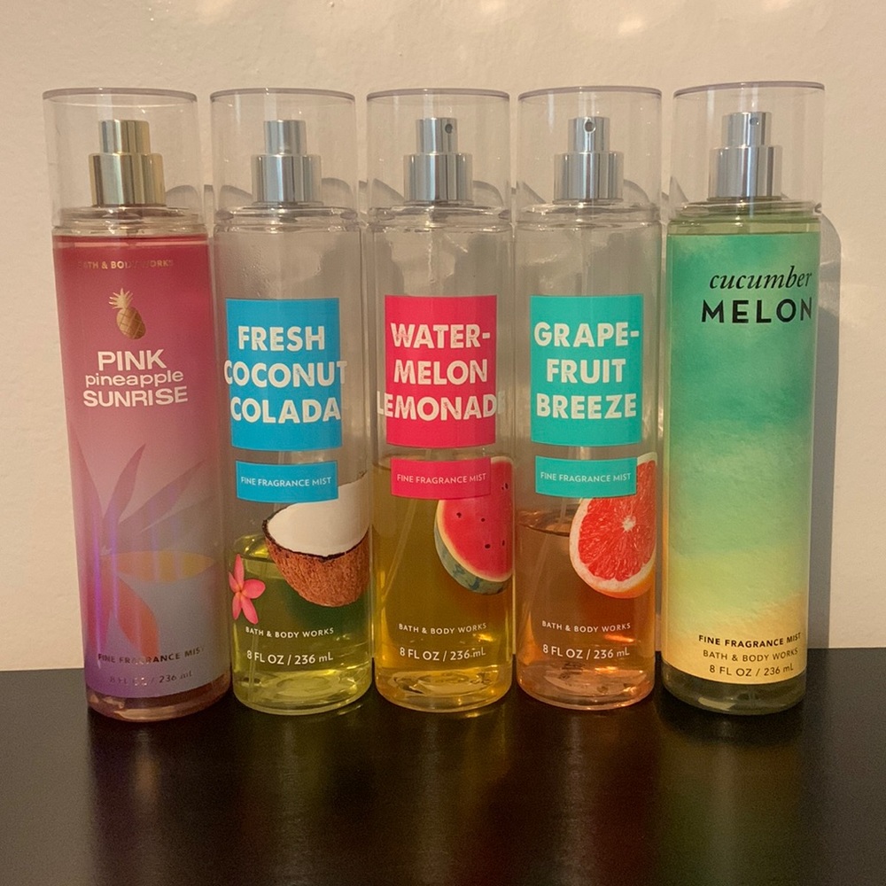 Bath and Body works fragrance mist lot